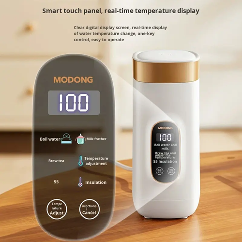 304 Stainless steel Thermos Customizable Battery - Powered Smart Vacuum Water Bottle with LED Temperature Display for Travel