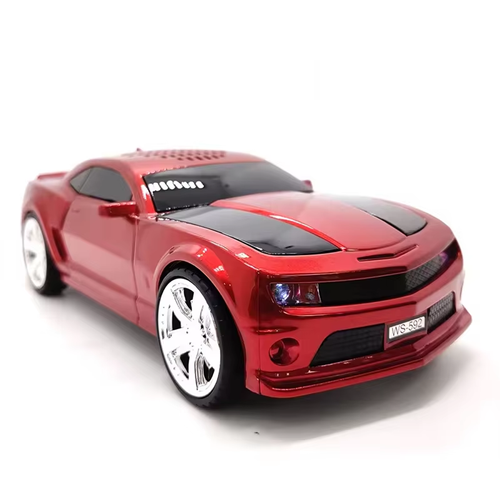 2025New Designs Promotional Gift WS-592 Car Shape Portable Home Fm Radio Blue Tooth Wireless Speaker