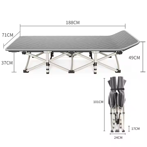 Premium Outdoor Folding Cot Perfect Guests Camping Cots for Outdoor Folding Lounge Chair Camping Folding Camping Chair