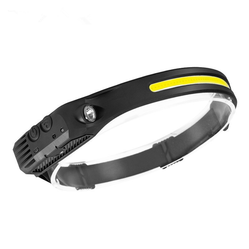 2025New RTS at Portable Rechargeable Head Lamp XPE COB Outdoor Running Climbing Working Waterproof Sensor LED Headlight Headlamp