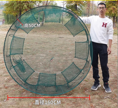 New foldable fishing cage shrimp cage only in but not out eel net lifting net moving net lifting net fishing net fishing lobster net