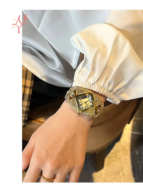 Hot Selling GEDI Women Watch with Diamond Luxury Brand Wristwatch Elegant Female Gift Ladies Square Minimalism Quartz Watches