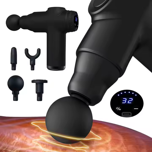 High Powerful Massage Gun Muscle Relax Deep Tissue Percussion Pain Relief Muscle Stimulator Mini Fascia Massage Gun