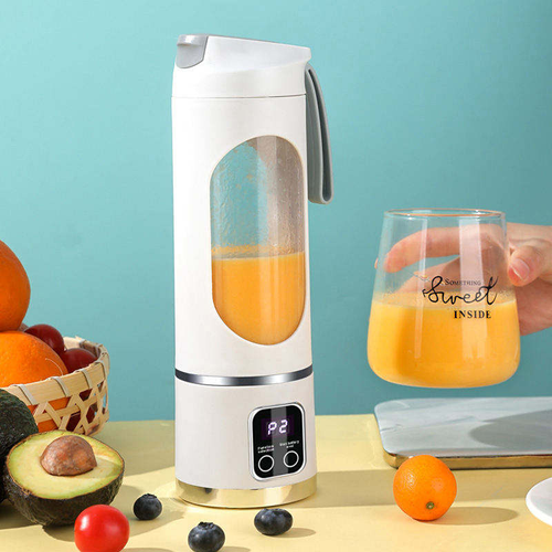 High Quality Rechargeable Portable Juicer Blender Freshly Squeezed Juice Mixer Personal Safety 12 Blades Mini Juicer
