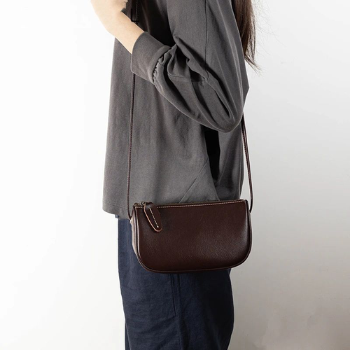 Summer Trendy Women's Casual Lightweight Phone Messenger Bag Soft PU Leather Single Shoulder Crossbody Waterproof Portable
