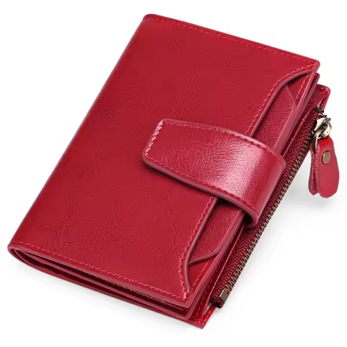 High-end Fashion Large-capacity Wallet Multi-functional Short Wallet RFID European and American Style Leather Wallet