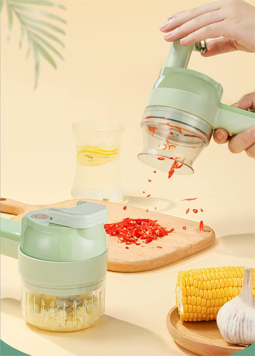 Handheld Electric Vegetable Cutter Set Mini Multifunctional Manual Slicer Machine Electric Food Processor Food Mixers
