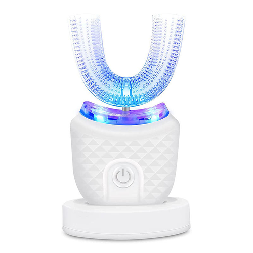 Electric Toothbrush Adults Students Soft Bristle U-Shaped Household LED Display USB Power Automatic Tooth Cleaner