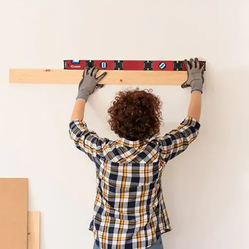 Horizontal folding ruler