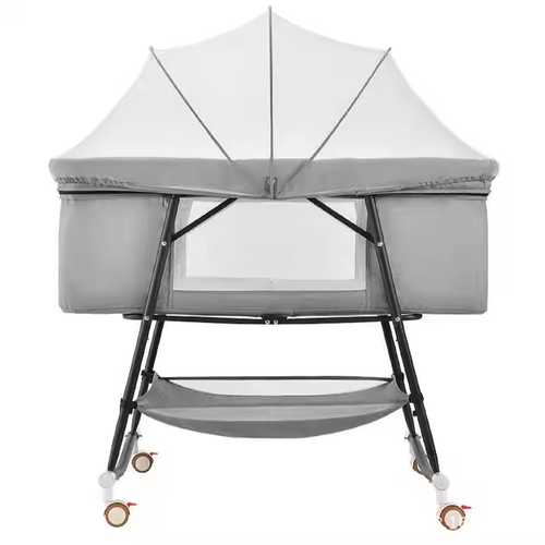Newborn Crib European Style Kids Infant Bed Removable Multifunctional Portable Folding Reborn Baby Doll Cribs