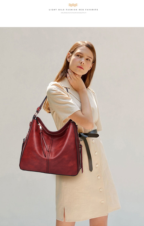 ealer Hobo Crossbody Bags for Women Designer Faux Leather Hobo Handbags Retro Large Size Shoulder Bag Bucket Purse