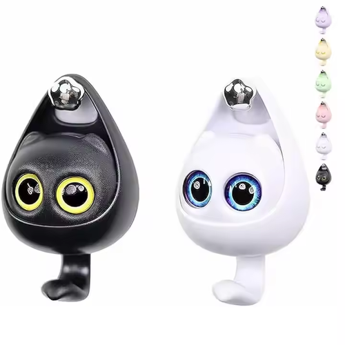 Cute Decorative Heavy Duty Removable Kichen Plastic Coat Towel Hanger Hanging Mounted Blink Eye Adhesive Organisation Wall Hook
