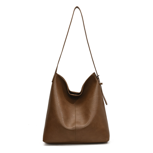 2025New Mocha Luxe Tote: Buttery-Soft Leather Spacious Carryall – Minimalist Chic from Boardroom to Brunch!