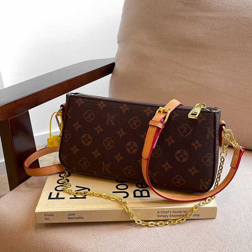 2025 European American Fashion Women's Long Wallet Large Capacity Double Zipper Clutch Bag with Presbyopic Polyester New Design