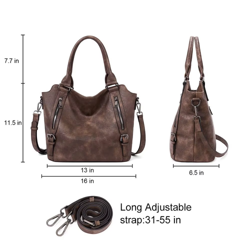 For Stock Retro Lazy Style Single Shoulder Bag Women 2025 Autumn New Fashion PU Zipper Large Capacity Backpack Versatile