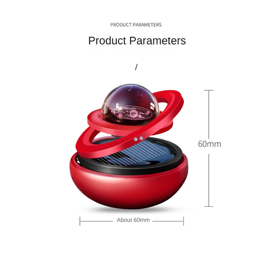 Solar Energy Air Purifier Car Air Freshener for Car Interior Autorotation Decoration Accessories