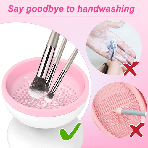 Makeup Brush Electric Cleaner USB Plug-in Cleaner Brush Scrubber Makeup Brush Cleaning Device