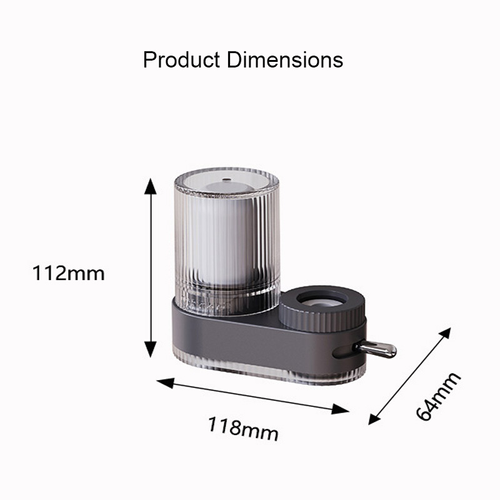 White Transparent Faucet Water Purifier Laser Logo Printing Ceramic Filter Kitchen Bathroom Faucet Water Filter