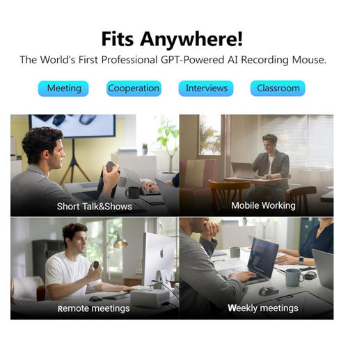 New Cheerdots 2 Blue tooth Wireless Air Mouse with Laser Point Touch Pad Compatible with PC Mac Laptop Basic Version