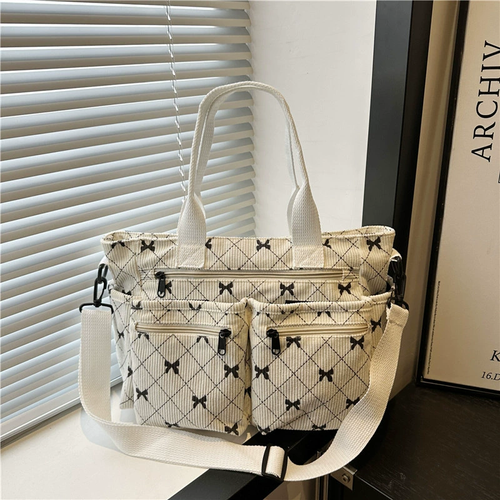 2025New Fashionable and Versatile Multi Pocket Handbag for Women, Single Shoulder Crossbody Bag
