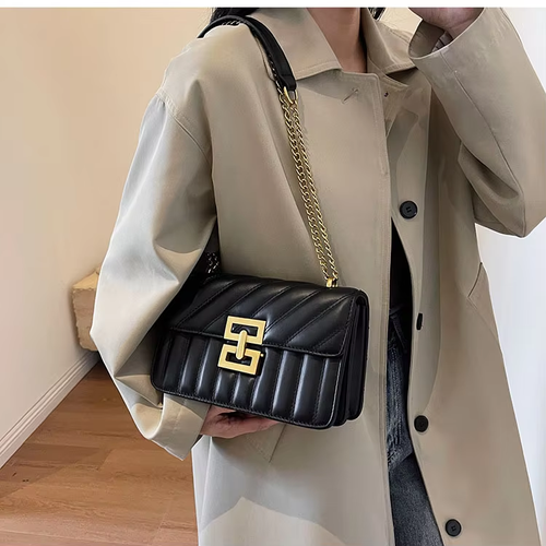 2026 Fashion Hot Designer Bags Solid PU Leather Bags Hand Made Ladies Key Chain Purse Small Flap Hand Bags for Women New Styles