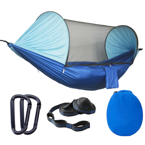 Foldable Outdoor Portable Camping Hammock with Mosquito Net Modern New Automatic Nylon Hammock