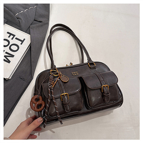 New Women's Handbag, Fashion Versatile Retro Luxury Shoulder Bag, Elegant Daily Commuter Underarm Bag