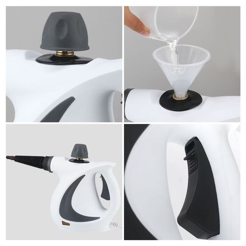 2025 New Pressurized Handheld Natural Steam Cleaner with Accessories for Home Car Washing Machine Air Conditioner Kitchen