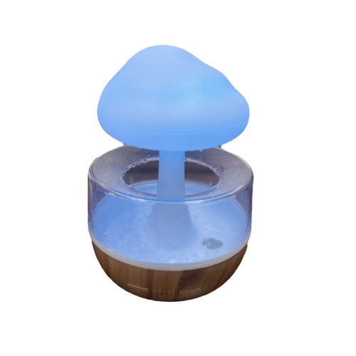 2025New Rain Drop Meditation air Humidifier 7 Color Changing LED Lights With Rain Drop Sound Help Relax Rain Drop Cloud Humidifier