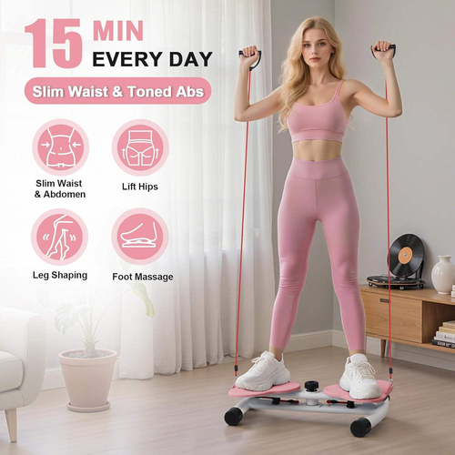 2026New Household Thin Waist Weight Loss Fitness Equipment Silent Turntable Waist Twisting Machine