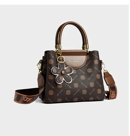 2025 Summer Vintage Floral Tote Bag – European Retro Print Shoulder Bag for Women, Spacious & Stylish