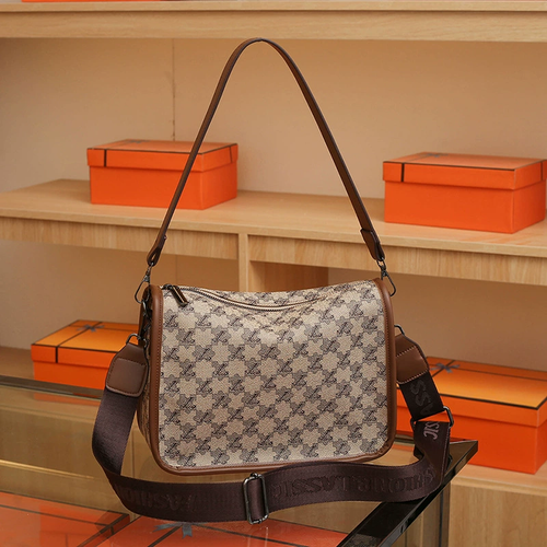 2025Women's New Style Vintage Shoulder Handbag Casual Fashion Crossbody Bag Large Capacity Simple Ladies Handbag