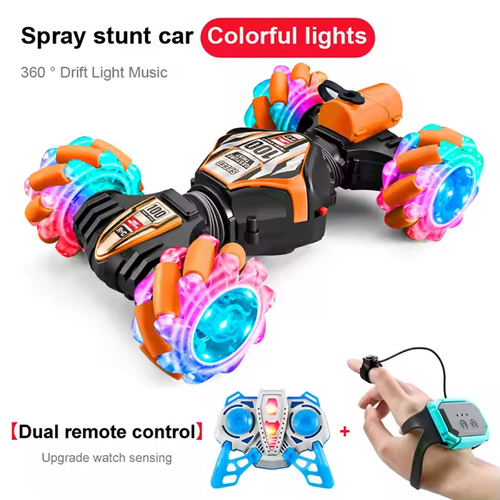 Rc Toy Rc 2.4g Deformation Watch Control Hand Gesture Induction Off-Road Drift Twist Car Stunt Car 360 Remote Control Car