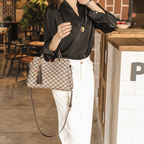 Large Capacity Tote Bag 2025 Popular Printing Pvc Shoulder Sling Bag Lady Purse Elegant Luxury Women Bag Handbag