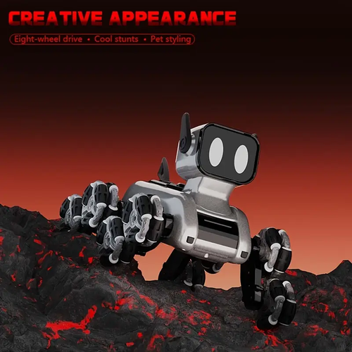 Children's remote control stunt mechanical dog