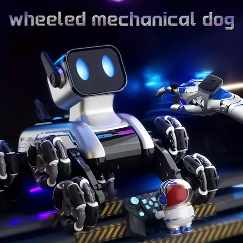Children's remote control stunt mechanical dog