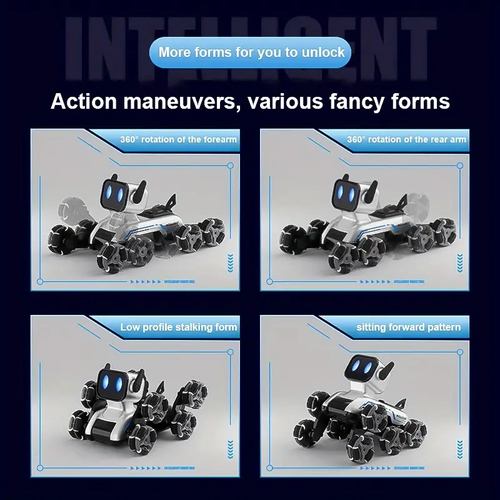 Children's remote control stunt mechanical dog