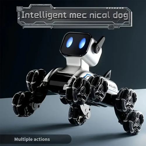 Children's remote control stunt mechanical dog