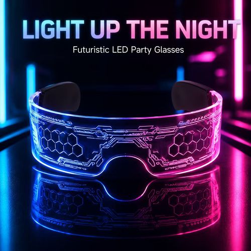 🔥HOT SALE🔥 COD！LED Color-Changing High-Tech Glasses for Music Festival Parties