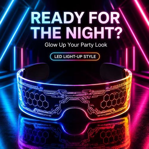 🔥HOT SALE🔥 COD！LED Color-Changing High-Tech Glasses for Music Festival Parties