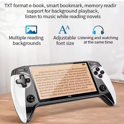 🔥Hot Seller🔥 COD！X9 Retro Handheld Game Console-Handheld Game Console with HD 5.5-inch IPS Screen Classic Video Games Supports TV Connection,10+ Emulators & 5-Hour Battery Life