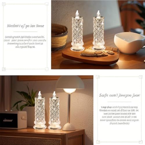 🔥 Hot Sale 🔥COD LED Candle-Style Light — Creative Night Light — Bedroom Bedside Lamp — Mood Light — Creative Gift — Desktop Decorative Ornament