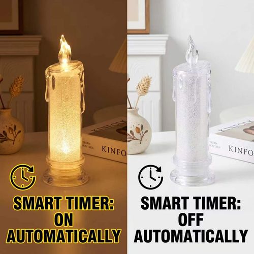 🔥 Hot Sale 🔥COD LED Candle-Style Light — Creative Night Light — Bedroom Bedside Lamp — Mood Light — Creative Gift — Desktop Decorative Ornament