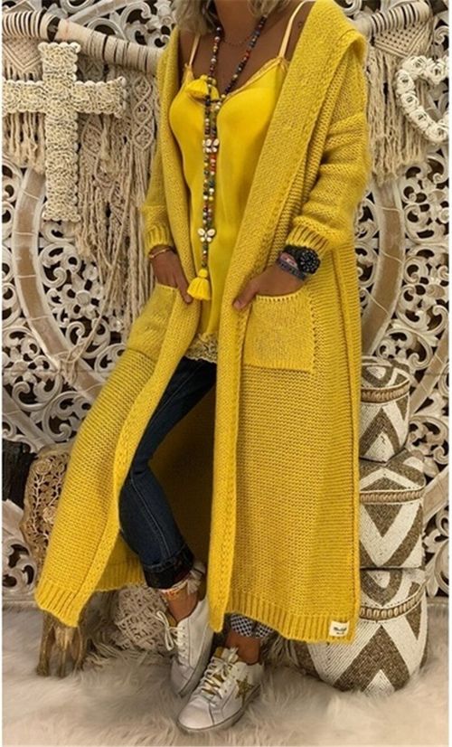 Long Knitted Cardigan