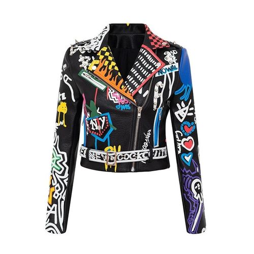 Fashion Brand Coat PU Leather