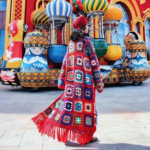Hand-Made Wool Hippie Crochet