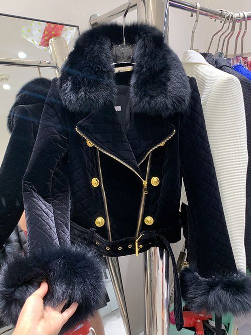 Runway Jacket w/ Fox Fur