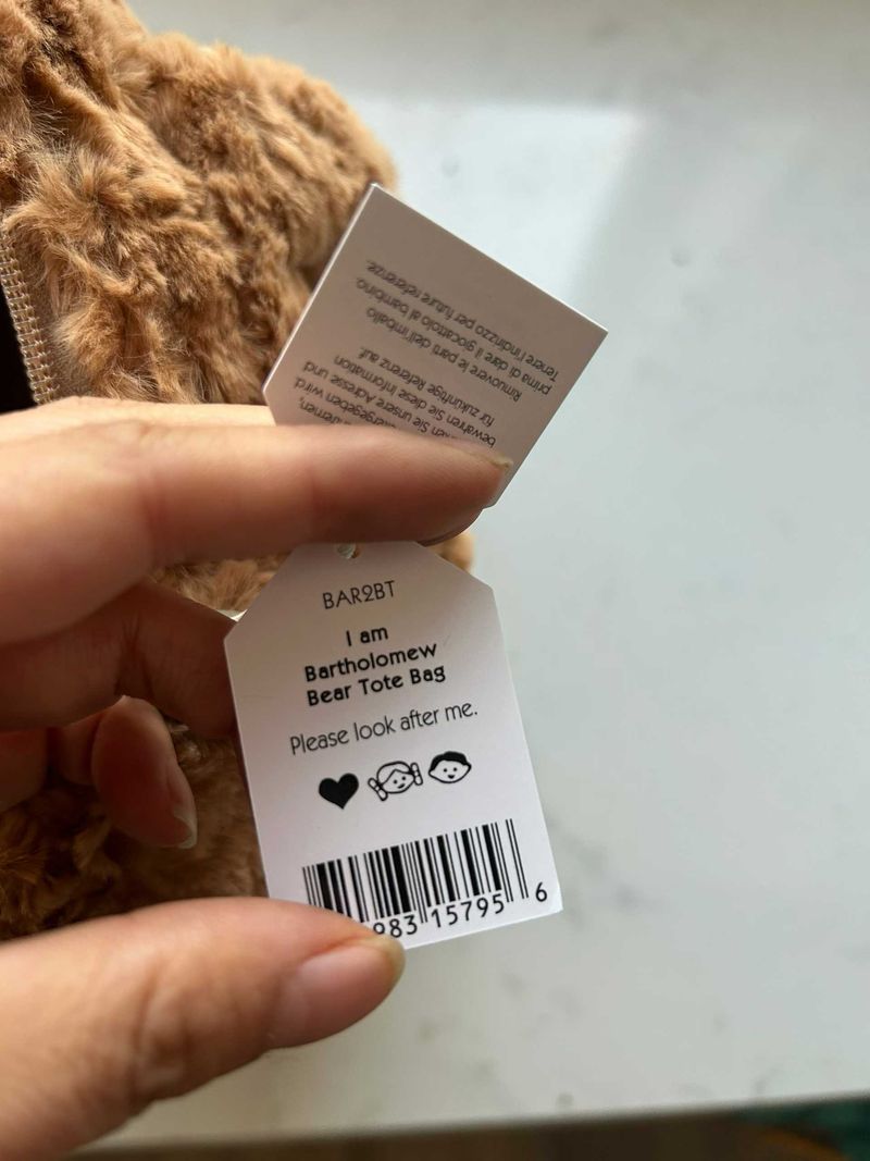 Bartholomew Bear Tote Bag