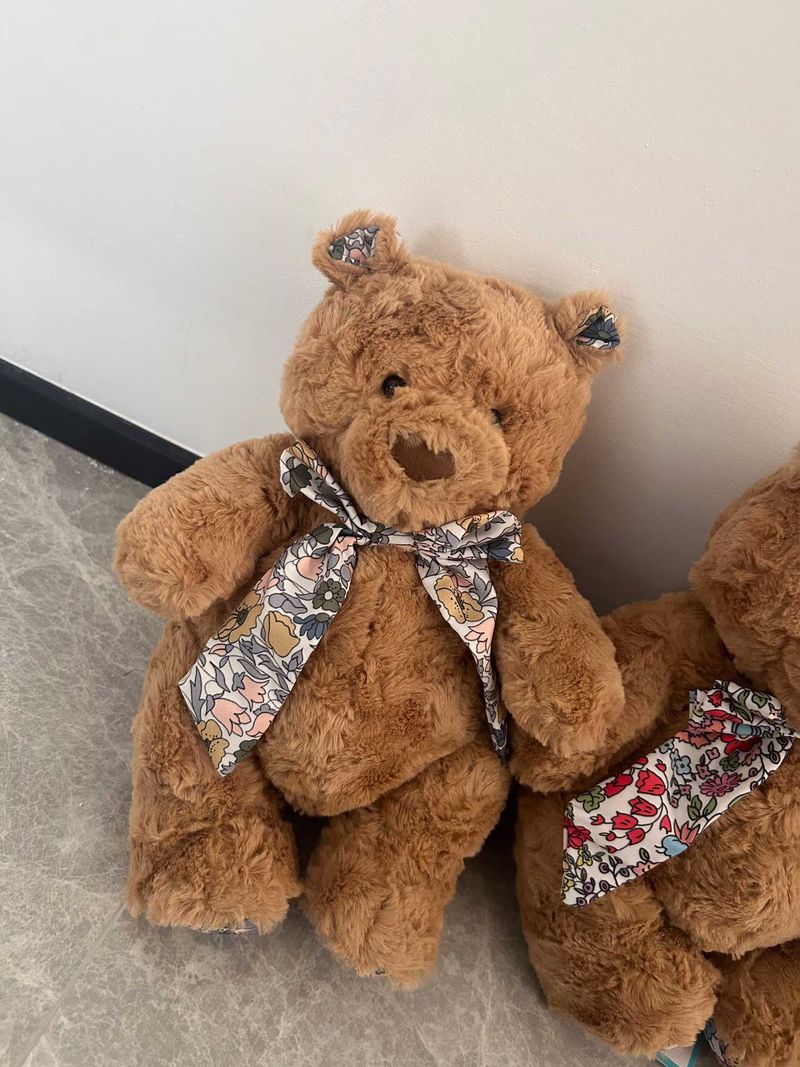 Liberty Bartholomew Bear - D'Anjo &  Elysian Day & Poppy Forest &  Wiltshire