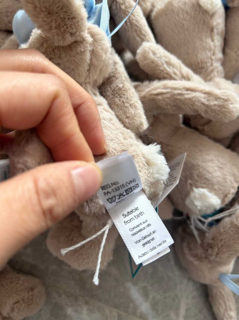 Bashful Beige Bunny Decoration